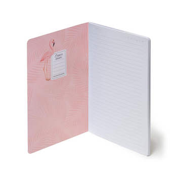 Legami - zošit linajkový A5 80 strán - FLAMINGO