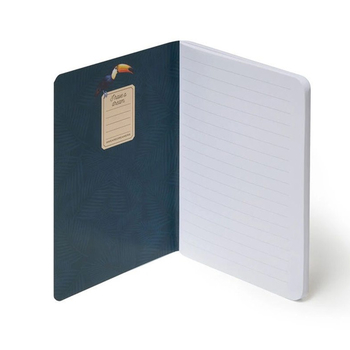 Legami - zošit linajkový A6 80 strán - TOUCANS