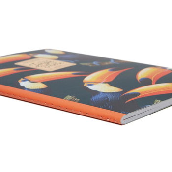 Legami - zošit linajkový A6 80 strán - TOUCANS