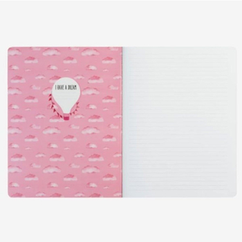 Legami - zošit linajkový veľký B5 100 strán - FOLLOW YOUR DREAMS