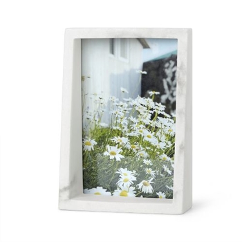 Fotorám EDGE MARBLE biely mramor 10x15cm