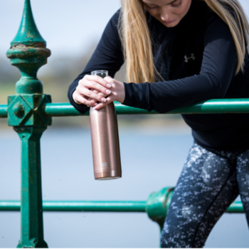 Termofľaša Built 740ml Double Walled Stainless Steel Water Bottle Rose Gold