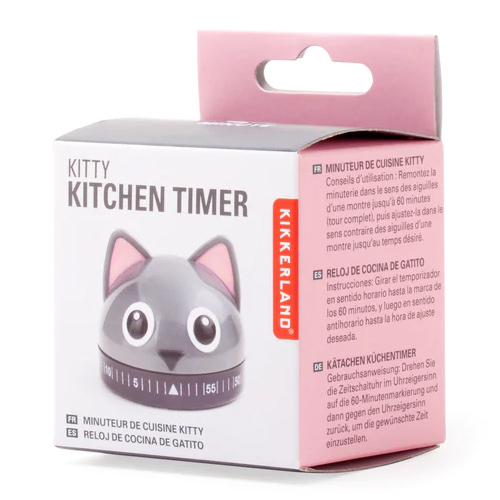 Kikkerland Kitchen Timer Cat - minútky mačka