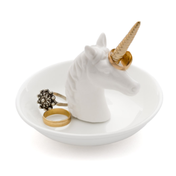 Držiak na prsteň Jednorožec Balvi Ring holder Unicorn white