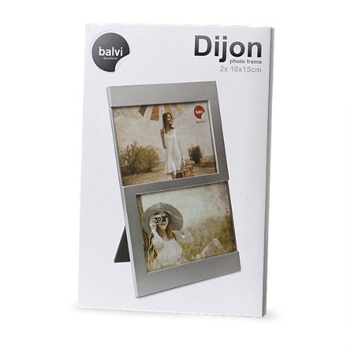 Fotorám Balvi Frame Dijon 2x 10x15 cm Strieborný