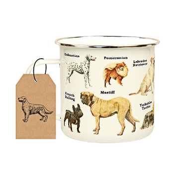 GR - Smaltovaný hrnček Dogs 
