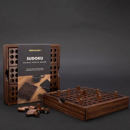 Iron & Glory - Prémiová drevená hra sudoku 