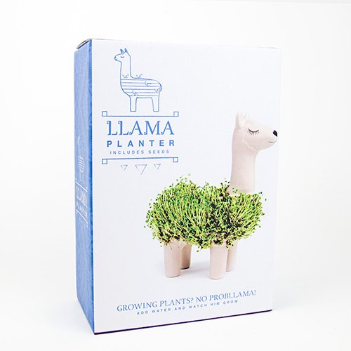 Gift Republic - darčekový kvetináč - Llama Planter