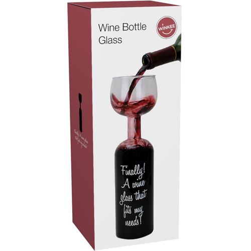 Winkee - pohár na víno v tvare fľaše