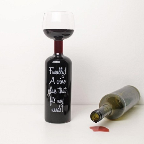 Winkee - pohár na víno v tvare fľaše