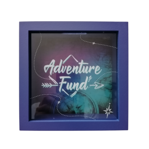 Pokladnička - Adventure Fund 18x18 cm