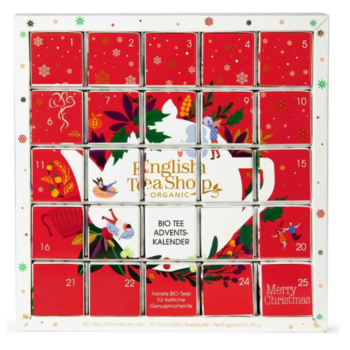 English Tea Shop Adventný kalendár Červený 25 pyramídok