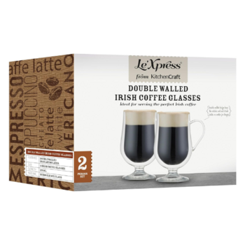 Poháre na kávu 275ml dvojstenné KitchenCraft Le'Xpress 