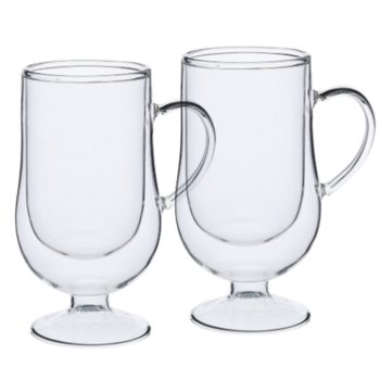 Poháre na kávu 275ml dvojstenné KitchenCraft Le'Xpress 