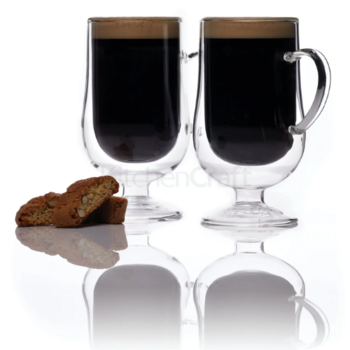 Poháre na kávu 275ml dvojstenné KitchenCraft Le'Xpress 