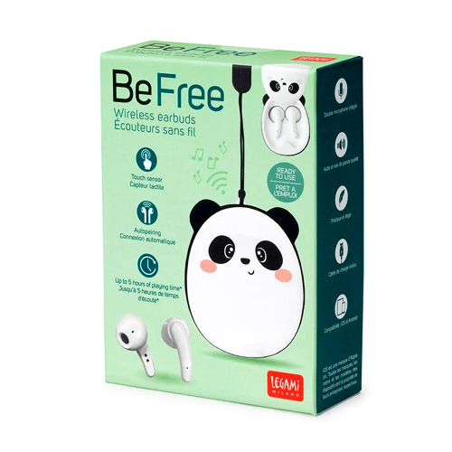 Bezdrôtové slúchadlá do uší – BeFree - Panda Legami
