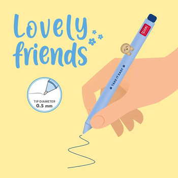 Gélové pero Leňochod 0,5mm - Lovely Friends Legami