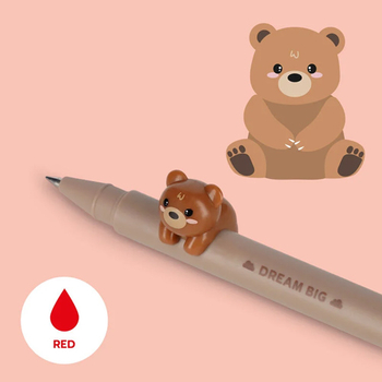Gélové pero Medveď 0,5mm - Lovely Friends Legami