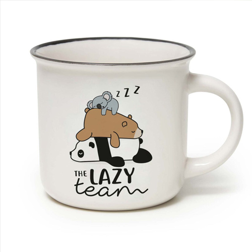 Porcelánový hrnček THE LAZY TEAM - Cup-Puccino Legami