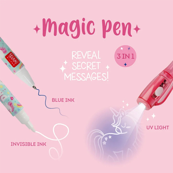 Magické pero s neviditeľným atramentom - Jednorožec Legami