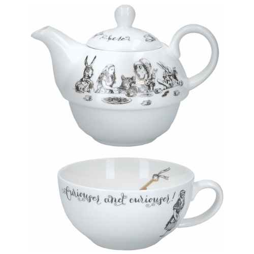 Čajník a šálka Alice v krajine zázrakov Victoria a Albert 250ml