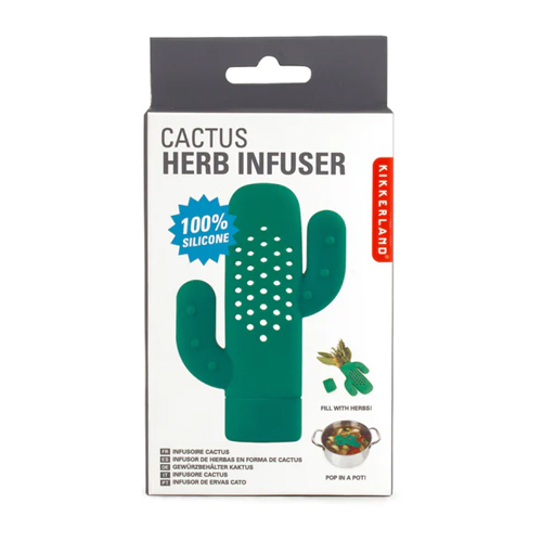 Kikkerland Cactus Herb Infuser - sitko na bylinky a koreniny