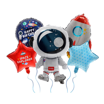 Sada 5 narodeninových balónov - Let’s Party Vesmír - Legami
