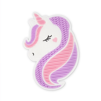 Čistiaca podložka na štetce na mejkap Jednorožec – vyčistite to!