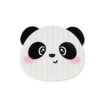 Čistiaca podložka na štetce na mejkap Panda – vyčistite to!