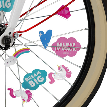 Sada 30 bicyklových lúčových dekorácií - Jednorožec