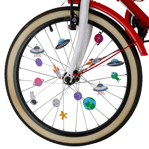 Sada 30 bicyklových lúčových dekorácií - vesmír