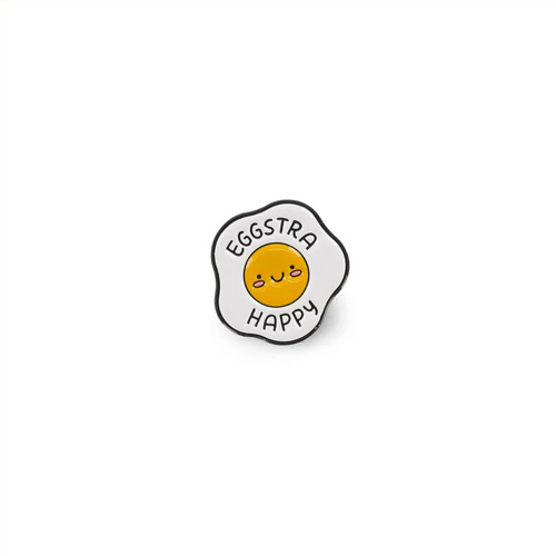 Smaltovaný kovový odznak vajíčko – pripnite si svoj štýl! Legami