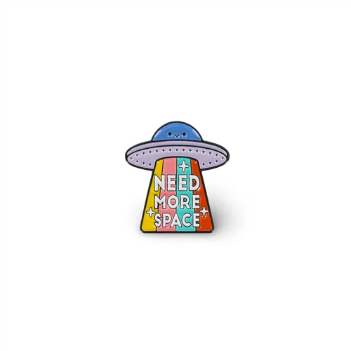 Smaltovaný kovový odznak SPACE vesmír – pripnite si svoj štýl! Legami