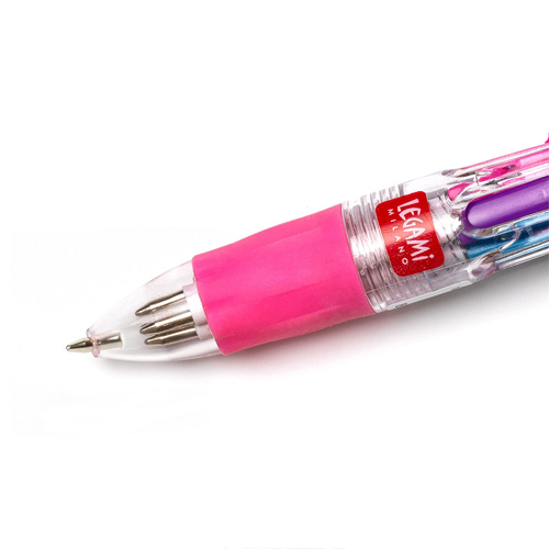 Mini 4-farebné guľôčkové pero jednorožec - Unicorn