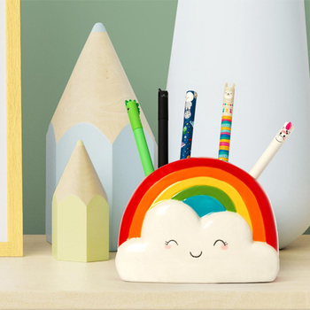 Legami keramický držiak na perá - Desk Friends - Rainbow