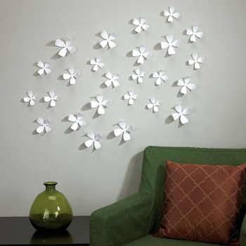 Dekorácia na stenu WALLFLOWER SET / 25ks