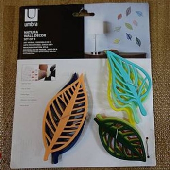 Dekorácia na stenu NATURA SET / 9ks Umbra