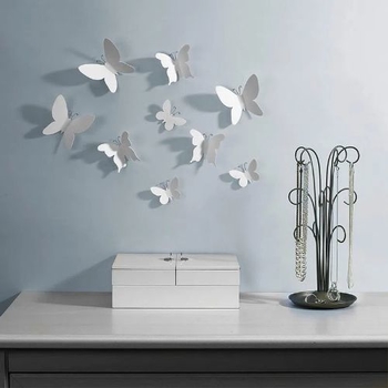 Dekorácia na stenu MARIPOSA SET / 9ks Umbra	