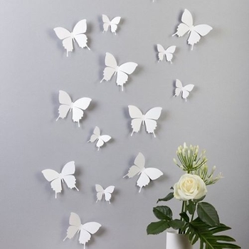 Dekorácia na stenu MARIPOSA SET / 9ks Umbra	
