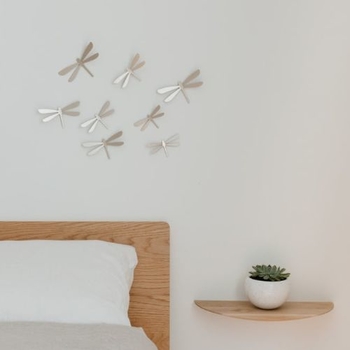 Dekorácia na stenu WALLFLUTTER SET / 8ks Umbra