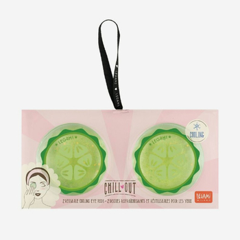 Legami Chill Out - 2 Reusable Cooling Eye Pads - Cucumber