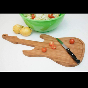 Kikkerland Bamboo Guitar Cutting Board - krájacia doska gitara