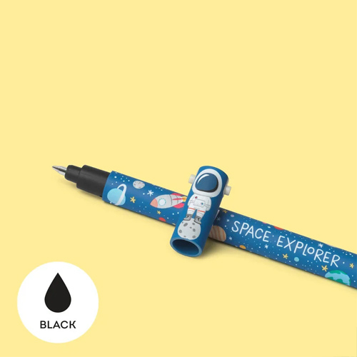 Legami Erasable Gel Pen Astronaut - vymazateľné gélové pero - čierna náplň