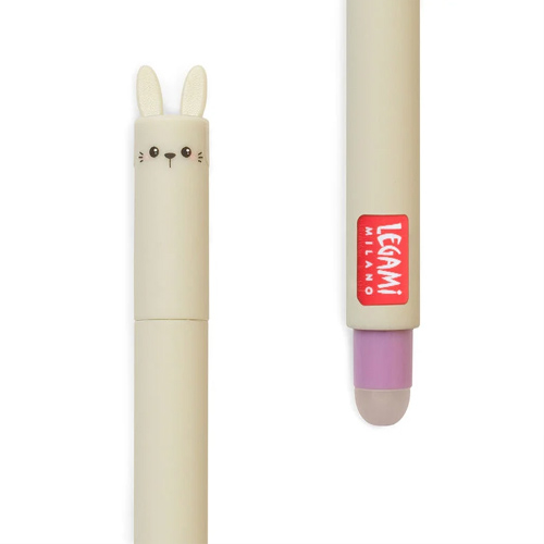 Legami Erasable Gel Pen Bunny - vymazateľné gélové pero - fialová náplň