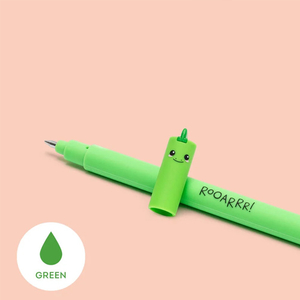 Legami Erasable Gel Pen Dinosaur - vymazateľné gélové pero - zelená náplň