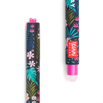 Legami Erasable Gel Pen Flora - vymazateľné gélové pero - tyrkysová náplň