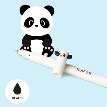 Legami Erasable Gel Pen Panda - vymazateľné gélové pero - čierna náplň