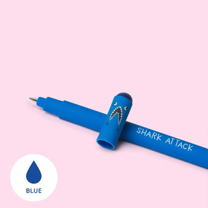Legami Erasable Gel Pen Shark - vymazateľné gélové pero - modrá náplň