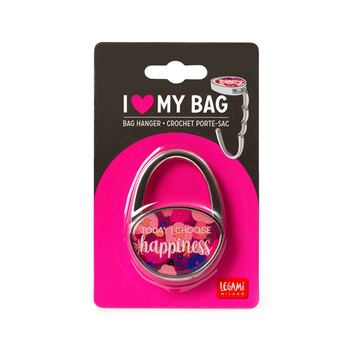 Legami Bag Hanger - I Love My Bag - FLOWERS - vešiak na tašky