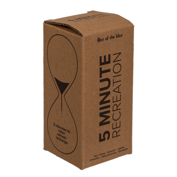 Glass hour, 5 Minute Break - presýpacie hodiny - fialová